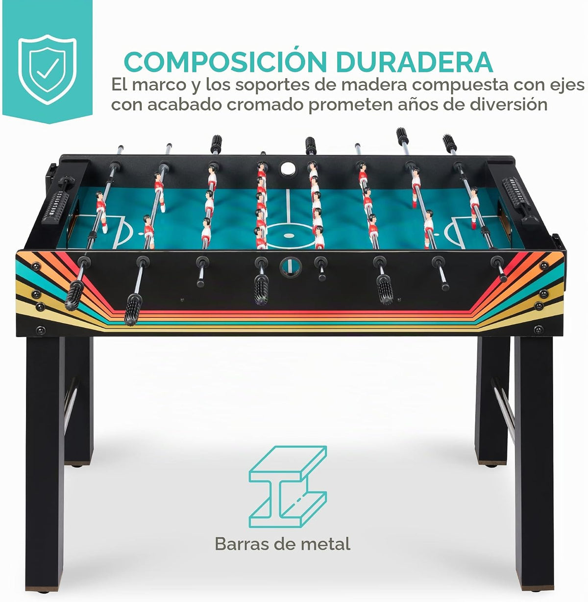 Best Choice Products Mesa de futbolín para niños y adultos, mesa de...