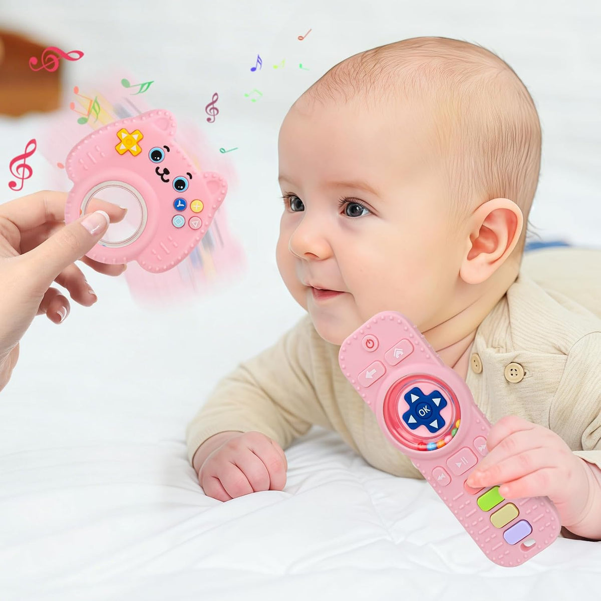 Suhunide Baby Rattles - Juguetes de dentición para bebés de 3 a 6 m...