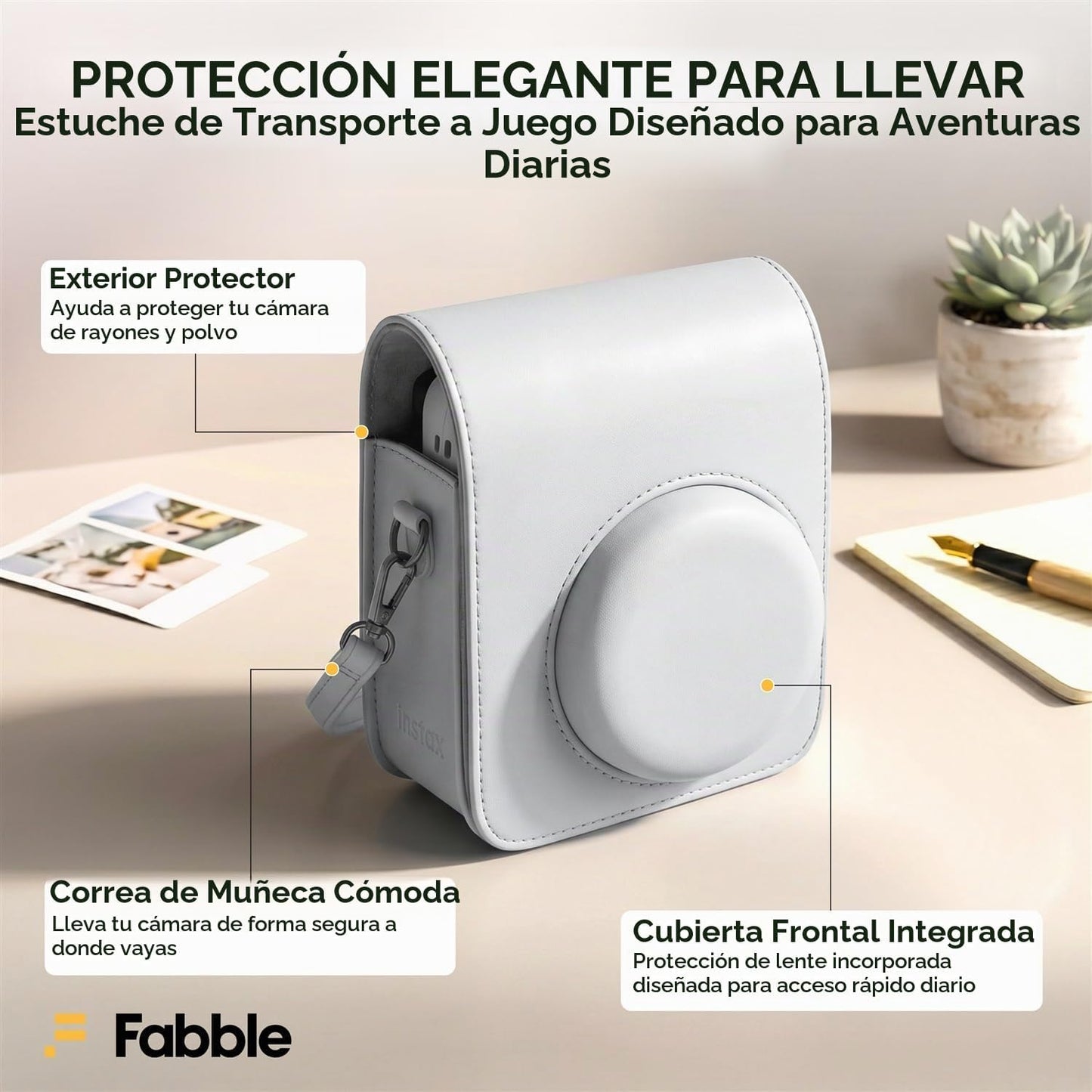 FUJIFILM INSTAX MINI 13 - Cámara de película instantánea color blan...