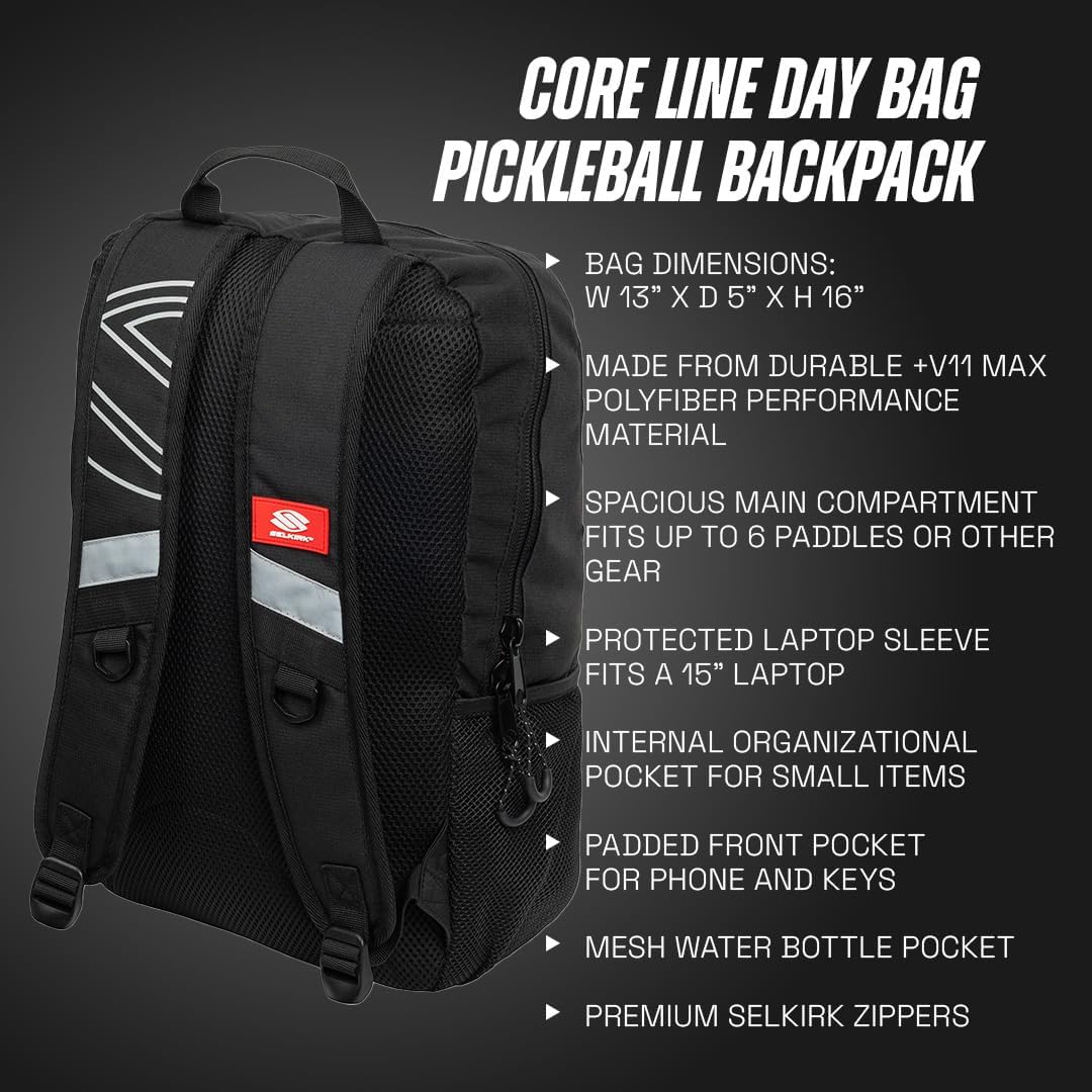 Selkirk Sport Core Line Mochila de día | Pequeña bolsa de picklebal...