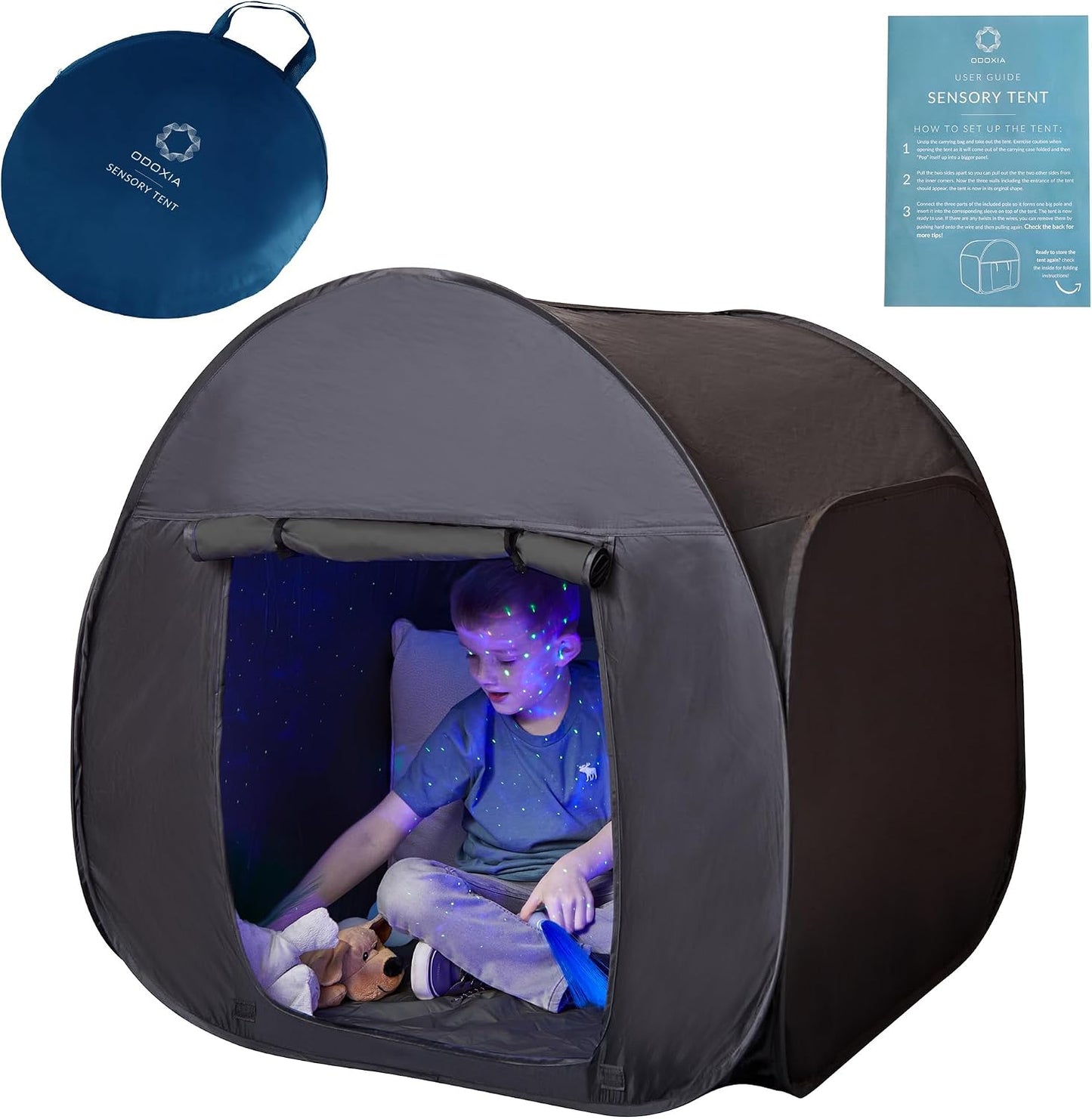 Tienda de campaña sensorial | Esquina tranquila para que los niños...