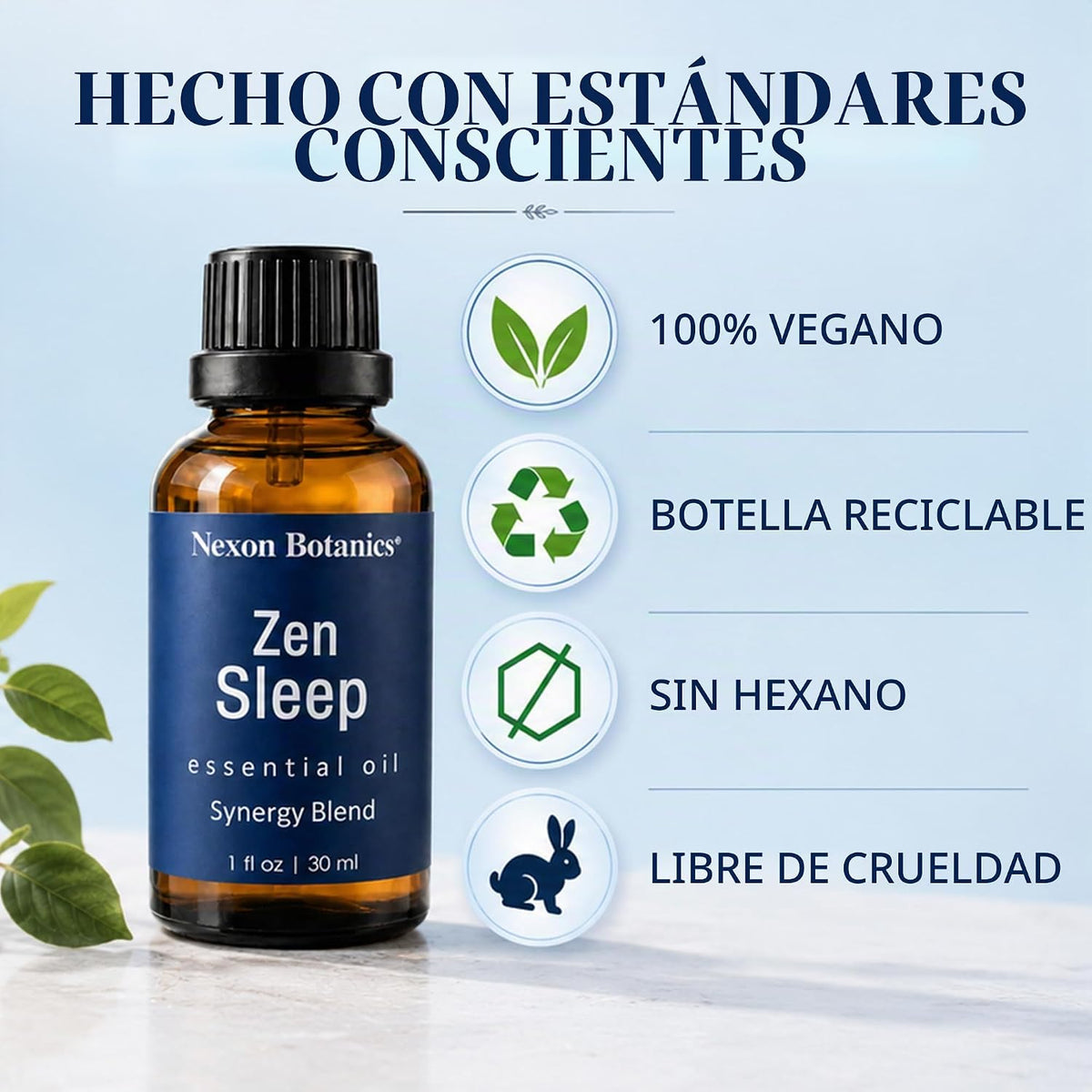 Zen Sleep - Mezcla de aceites esenciales para difusor, 1.0 fl oz, a...