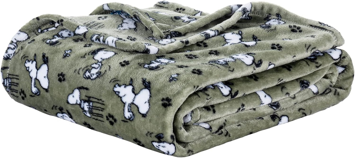 Berkshire Blanket Manta de felpa VelvetLoft® de Peanuts® con person...