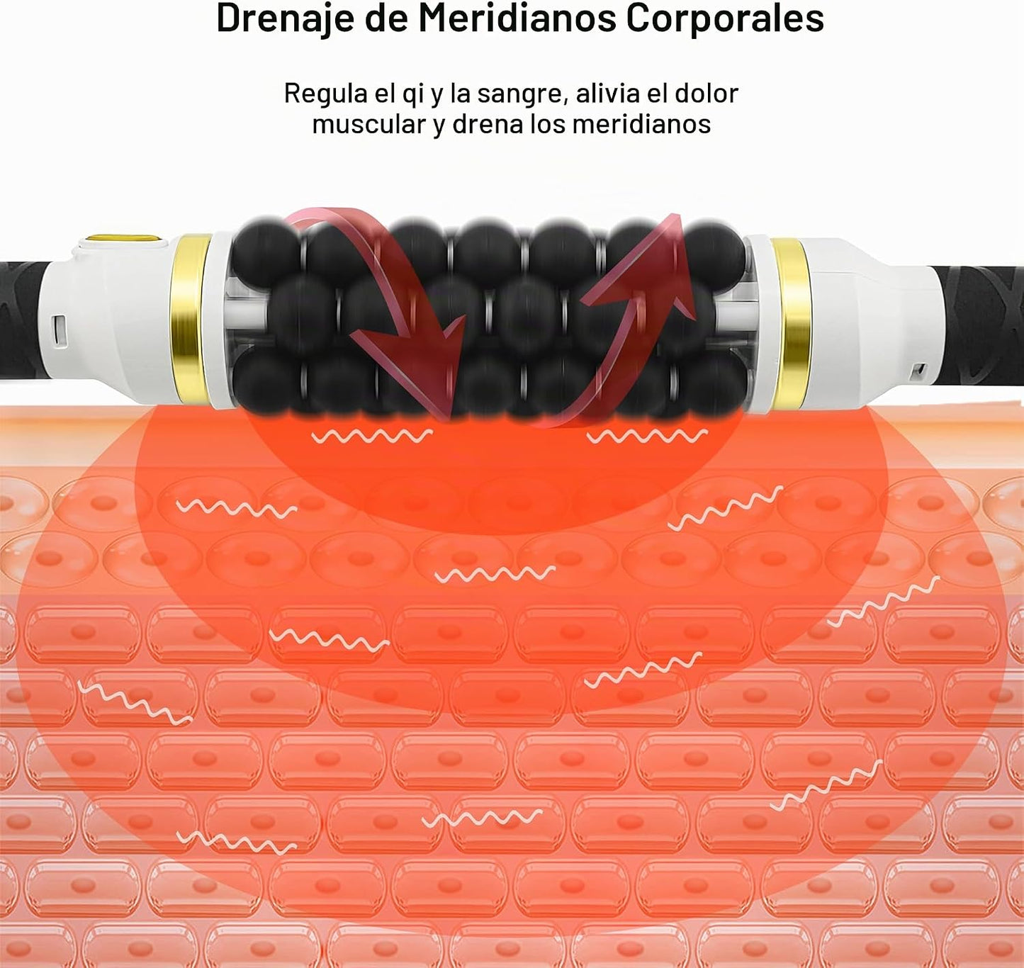 Elitzia Máquina de laminación de micro-vibración Masajeador corpora...