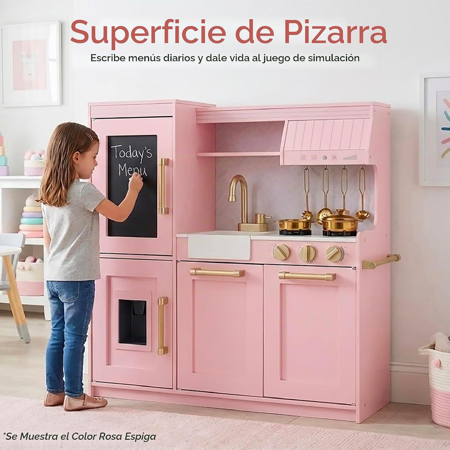 Best Choice Products Juego de juguetes de madera para niños con dis...