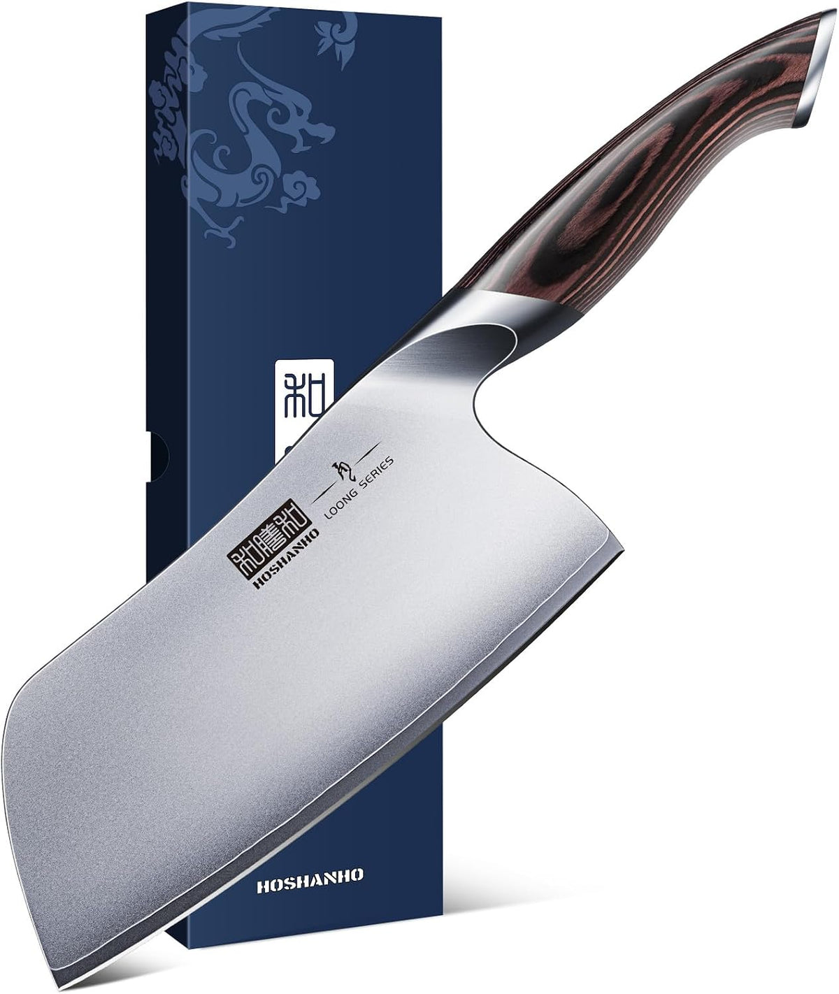 HOSHANHO Cuchillo de carnicero de 7 pulgadas, cuchillo japonés de a...