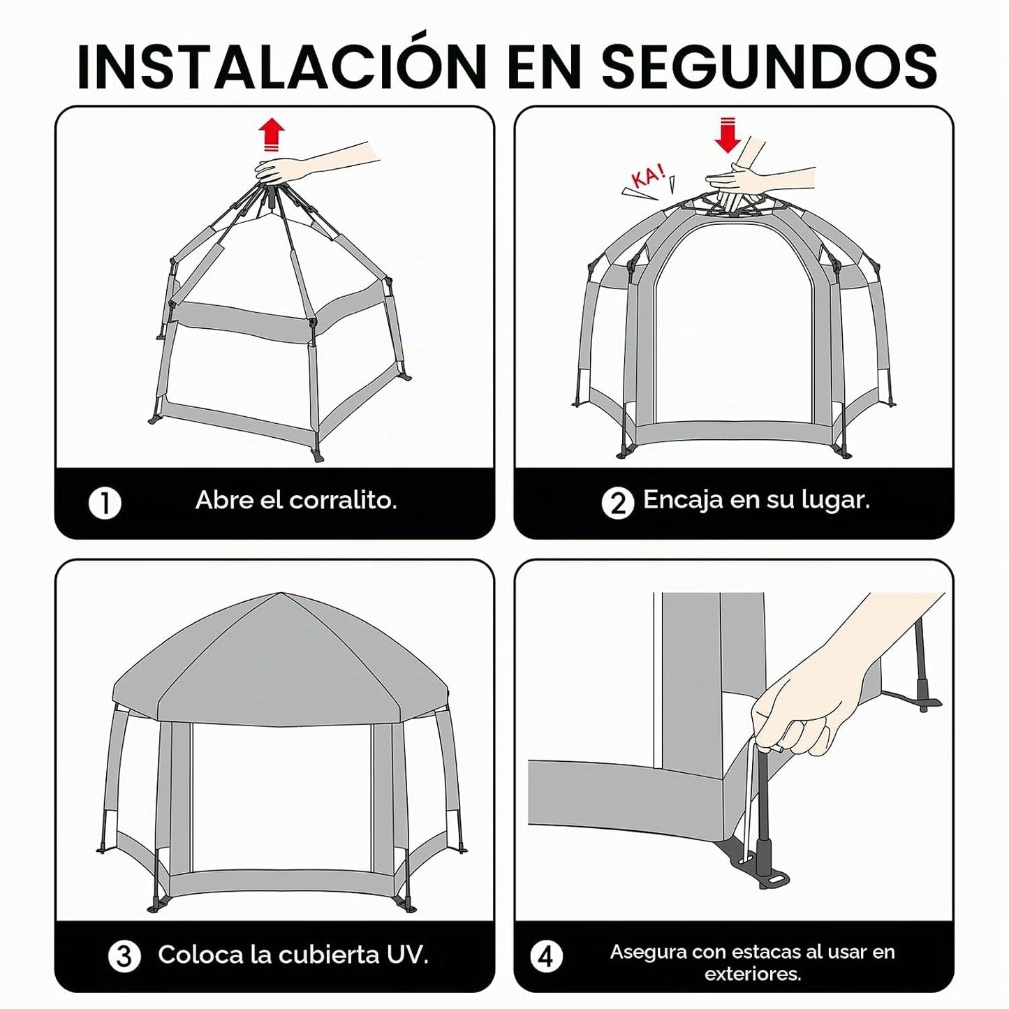 Palopalo Tienda de campaña de playa para bebés desplegable - Toldo...