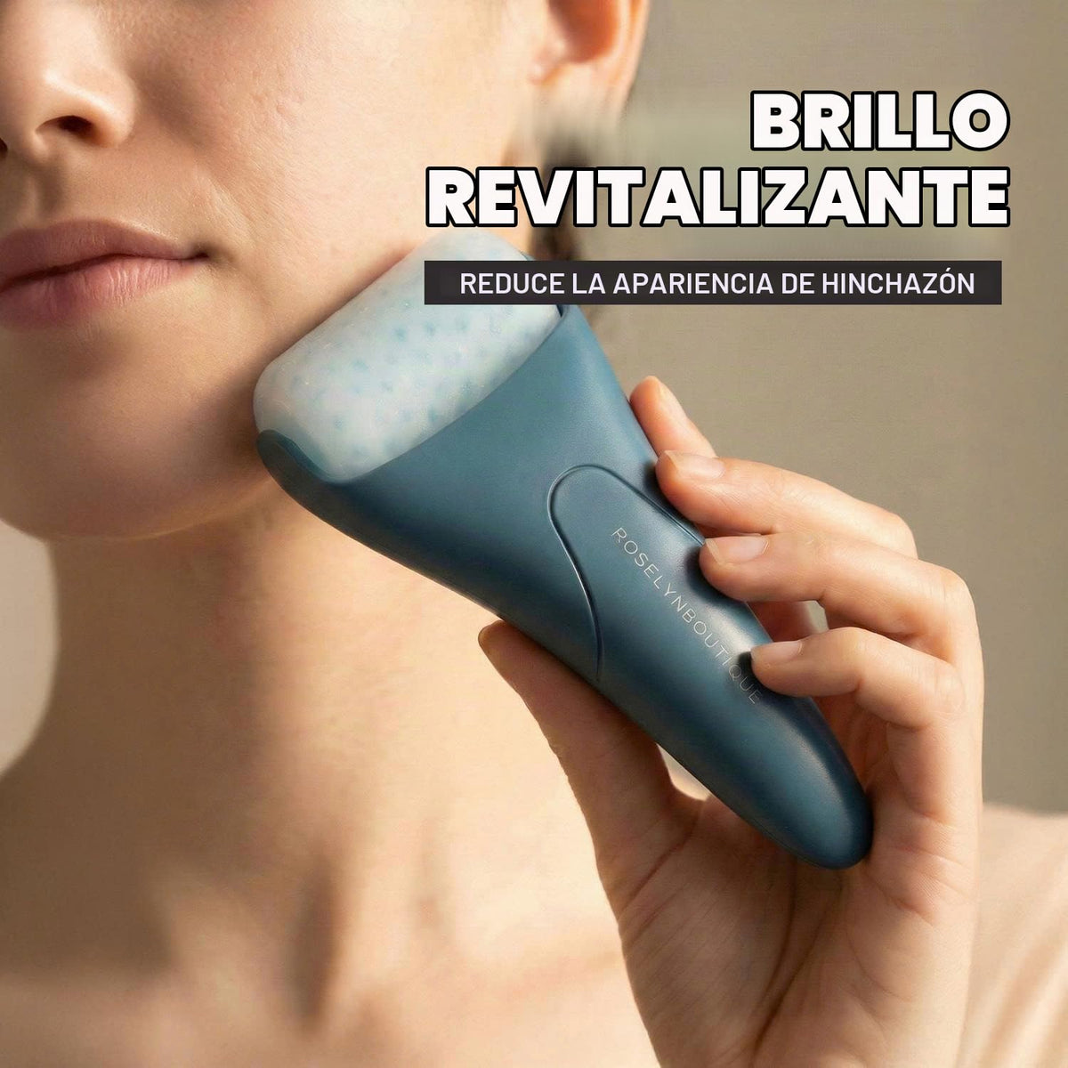 ROSELYNBOUTIQUE Rodillo de hielo para arrugas faciales, líneas fina...