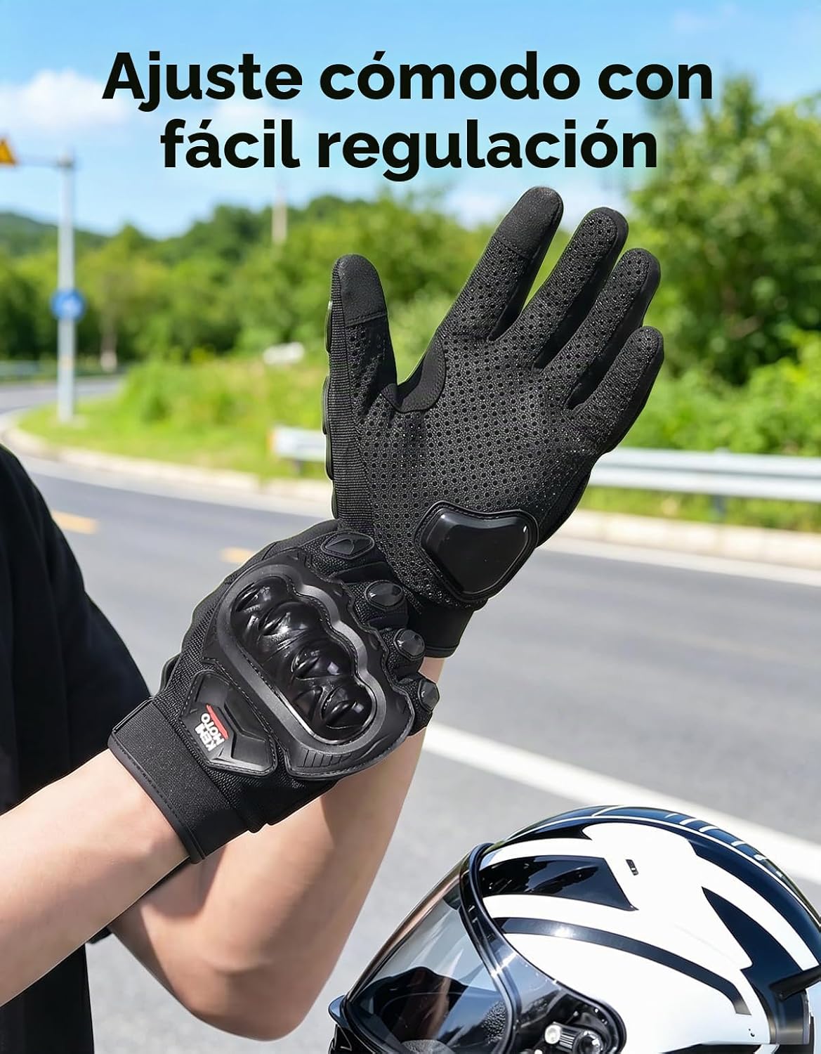 KEMIMOTO - Guantes de motocicleta para hombres\/mujeres, guantes de...