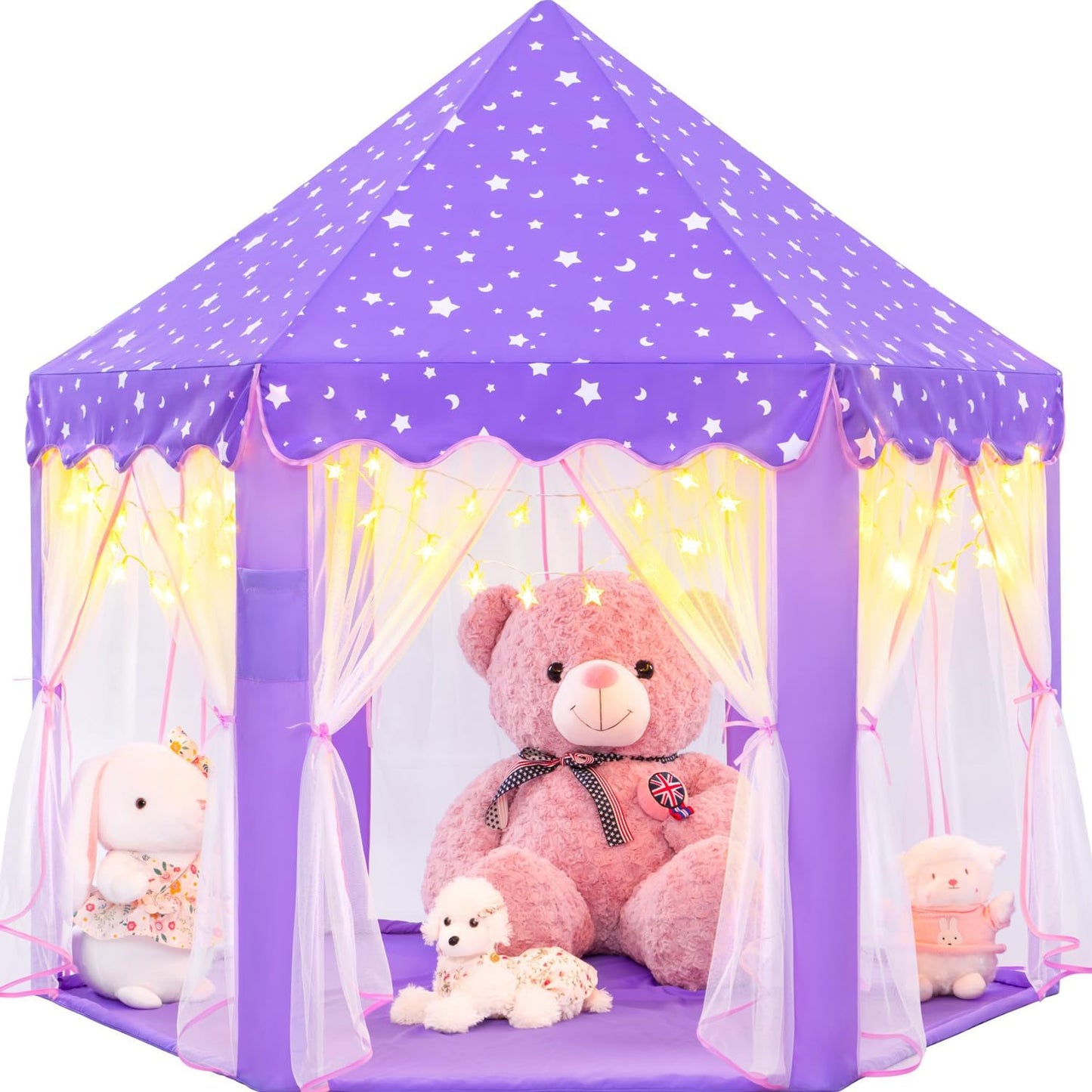 EVOIONOS Tienda Morada para Niñas, Tienda para Niños Interior, Tien...