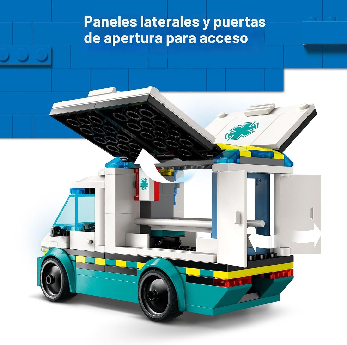 LEGO City Ambulancia de Emergencia - Juguete de Construcción Sensor...