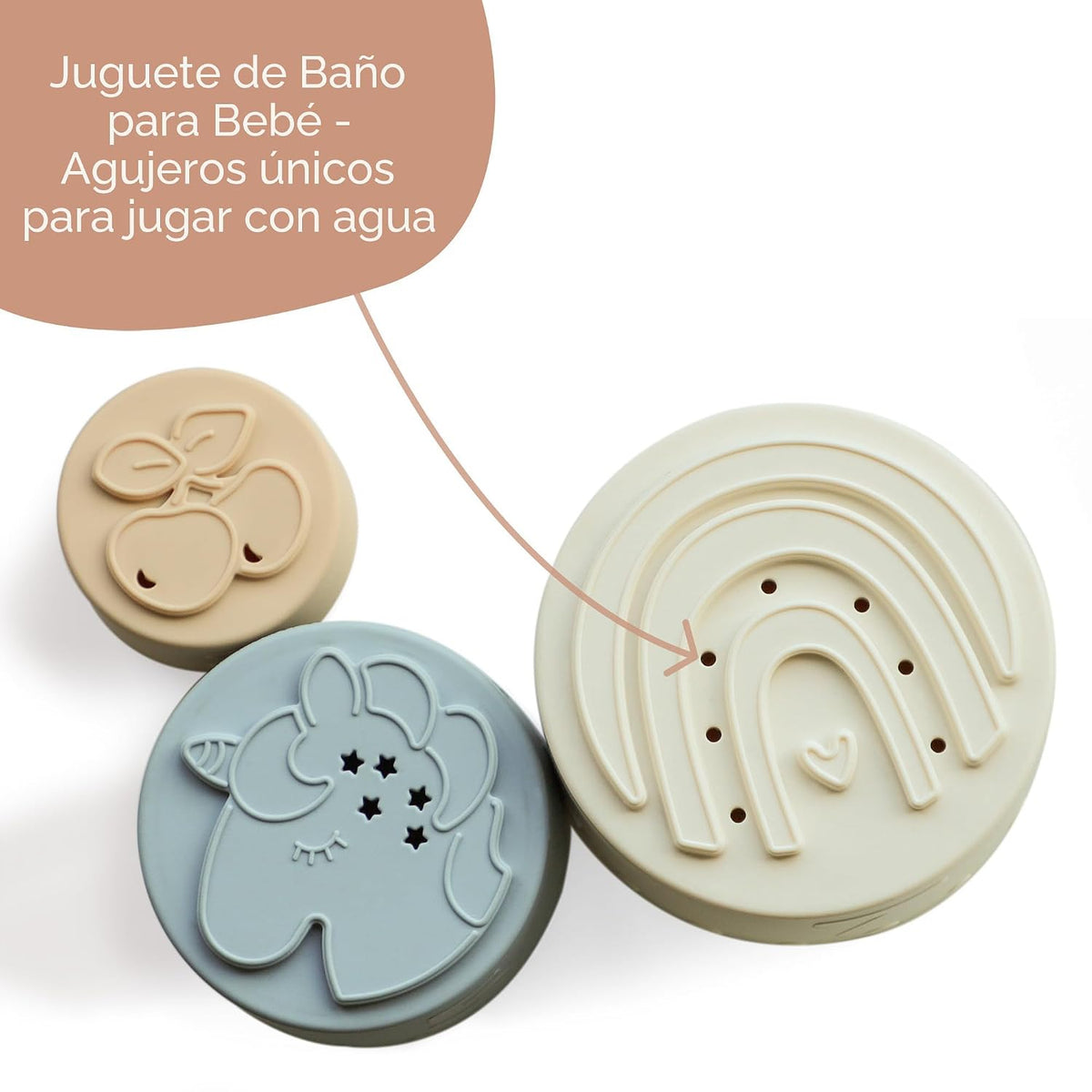 Moonkie Juguete de tazas apilables, juguetes educativos divertidos...