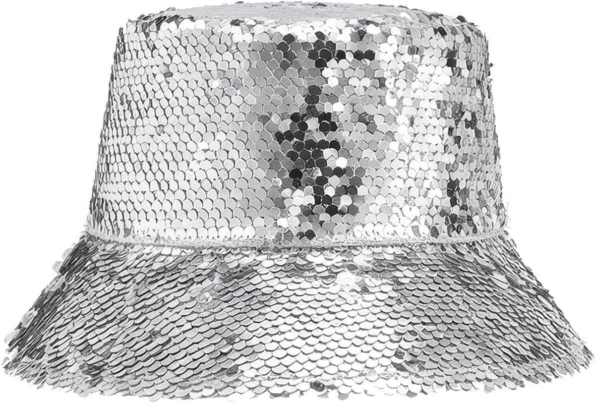 MILAKOO Sombrero de pescador con purpurina brillante con diamantes...