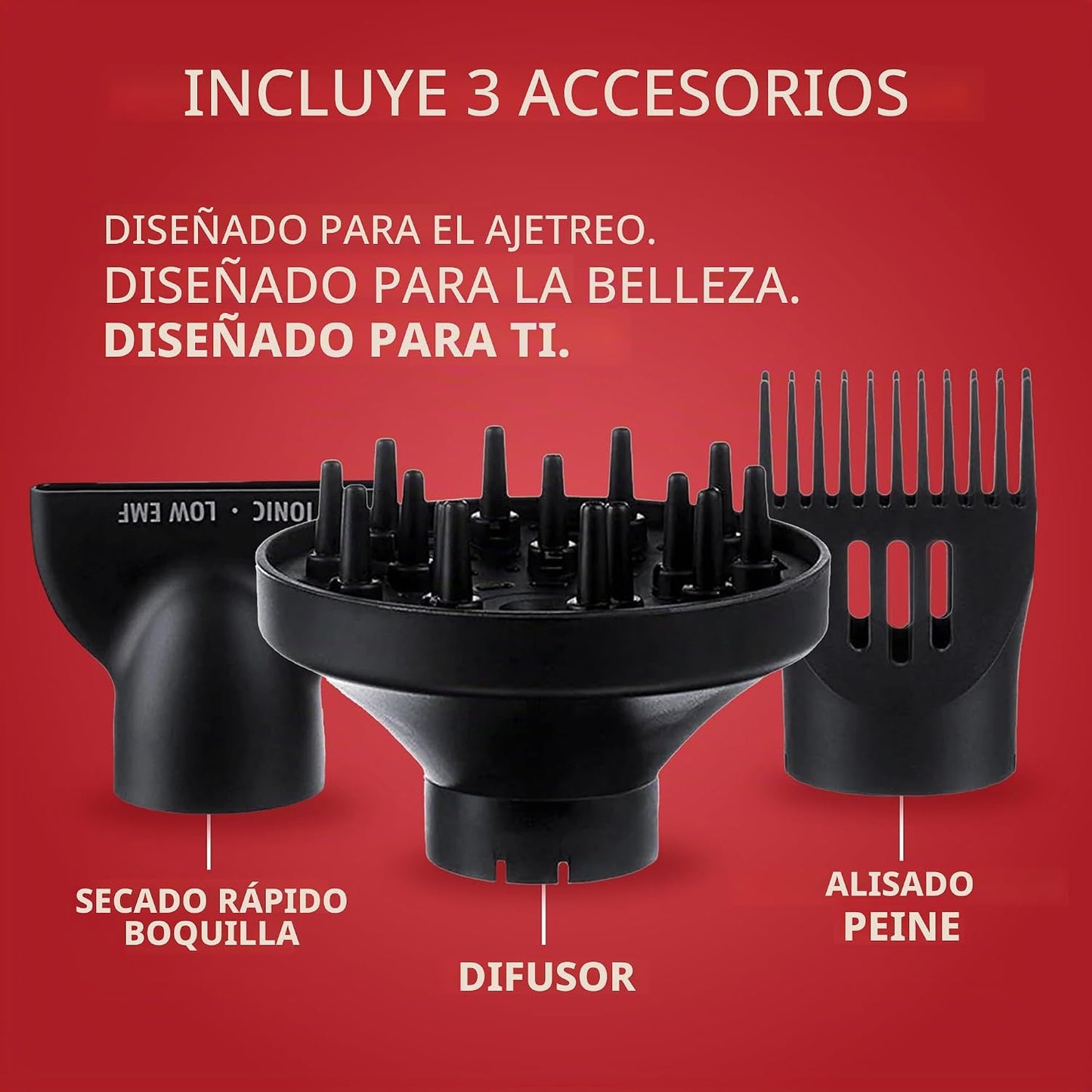 FHI HEAT Platform Nano Power Salon Pro 2000 - Secador de pelo de ce...