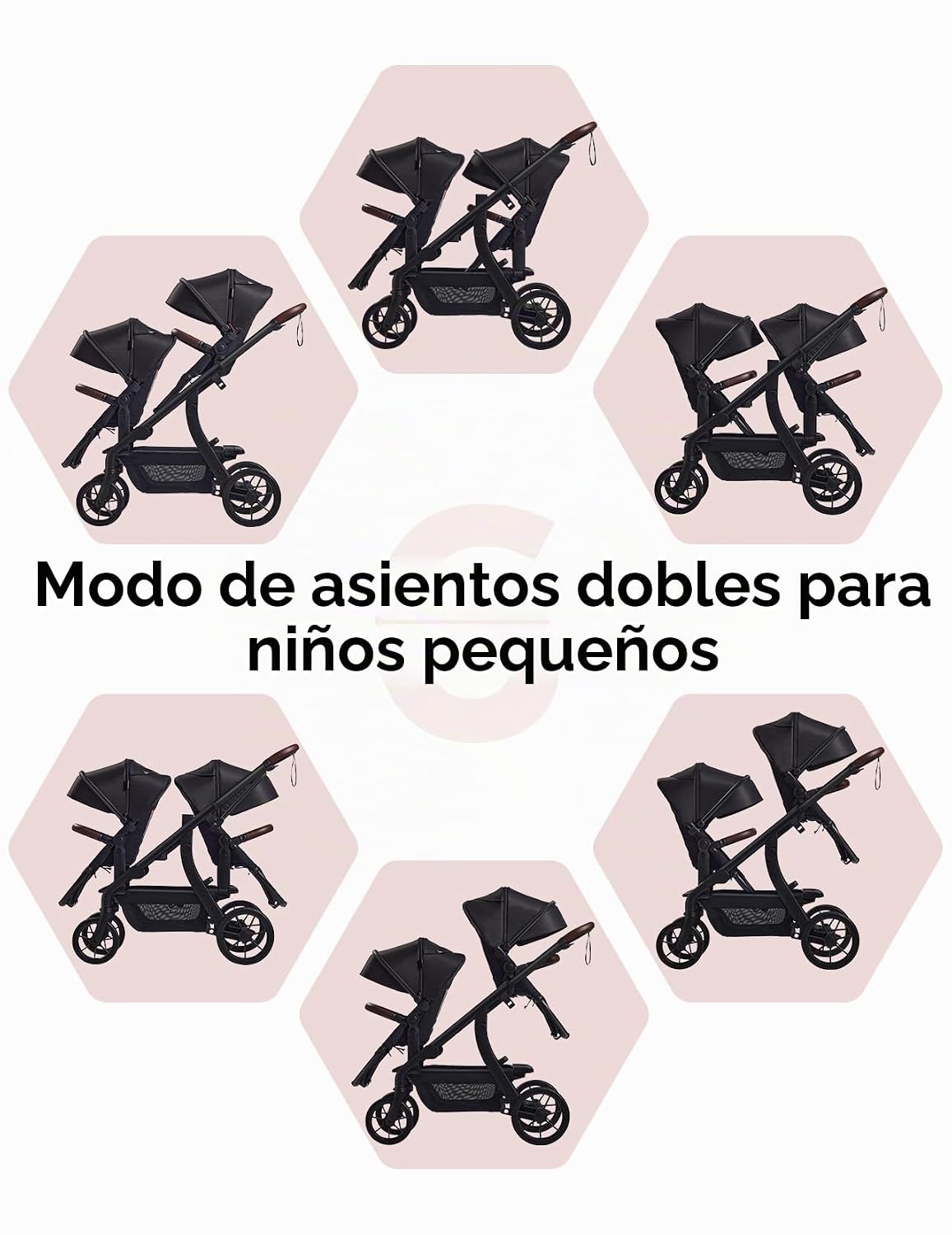 Momcozy ChangeGo - Accesorio de segundo asiento solamente, reclinab...