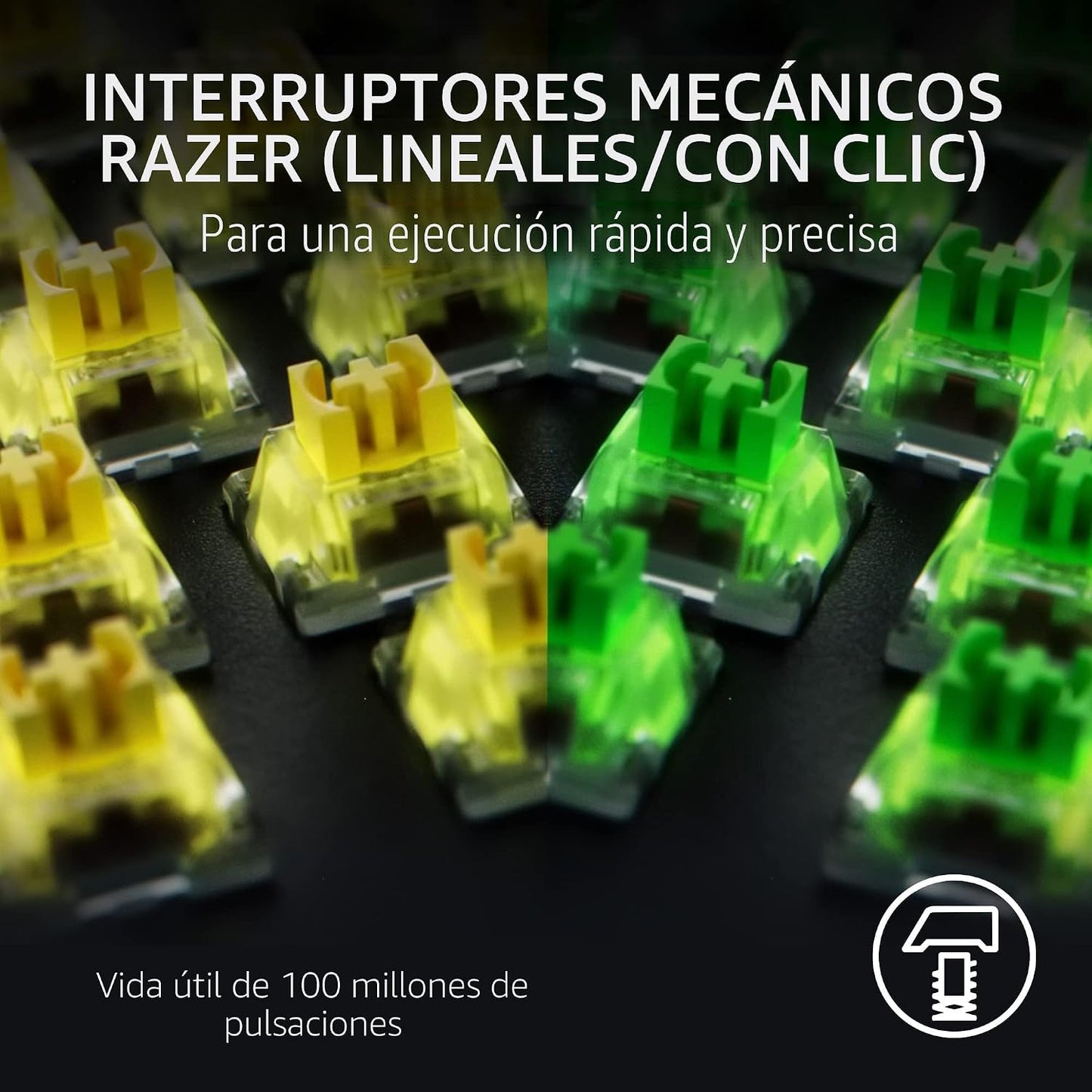 Razer BlackWidow V4 Pro Teclado mecánico para juegos, interruptores...
