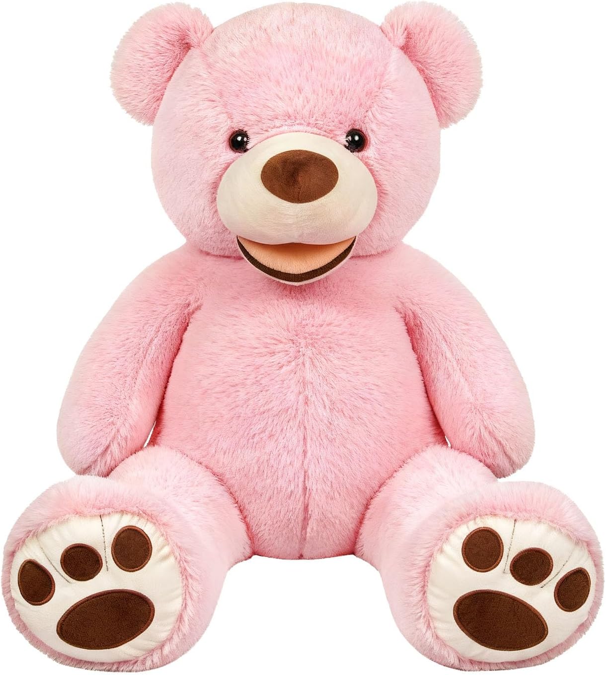 SRANWOW Oso de peluche gigante súper suave con detalles de pata (ro...