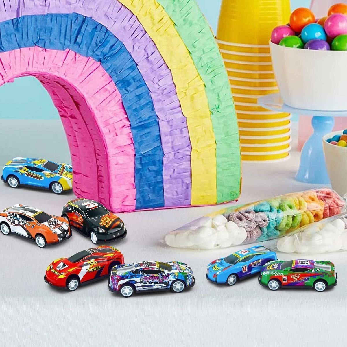 Vileafy 30 autos de juguete para niños, mini recuerdos de fiesta de...