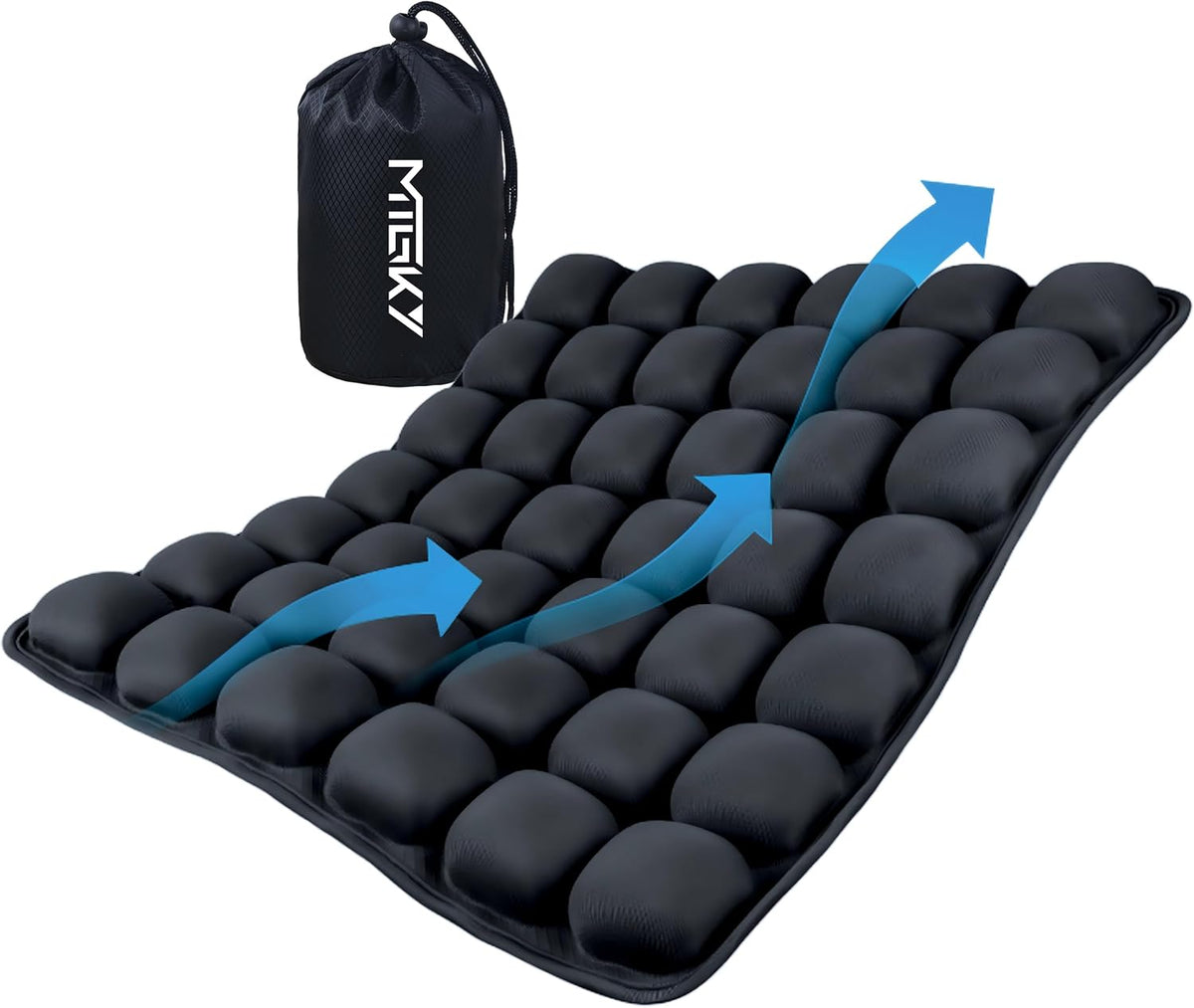 MTGKY Sondor Cojín de viaje, portátil y ajustable, cojín de asiento...