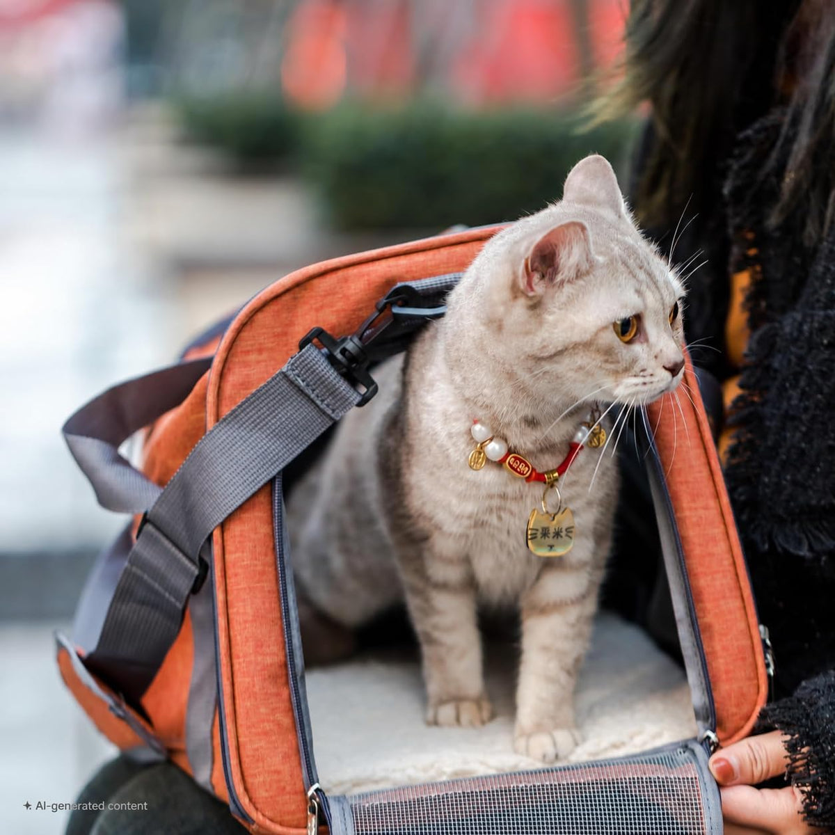 Mr. Pen Transportador de mascotas - Laterales suaves para gatos y p...