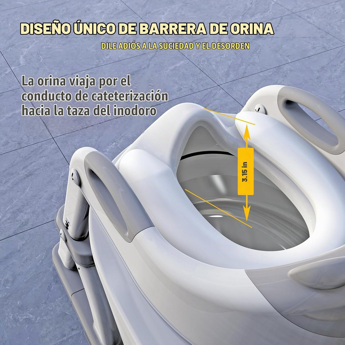 Asiento de Entrenamiento para Orinal, SKYROKU - Asiento de Inodoro...