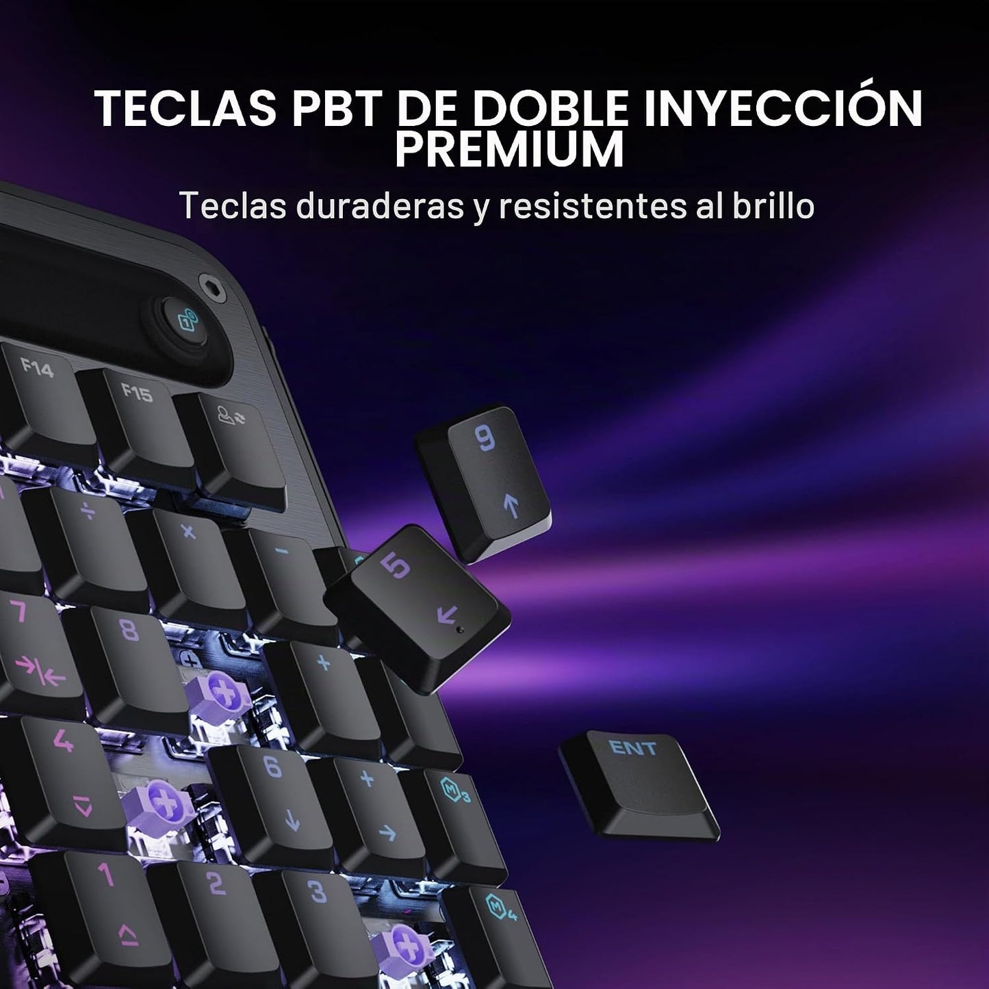Turtle Beach Command Series KP7 - Teclado para juegos - Diseño prog...