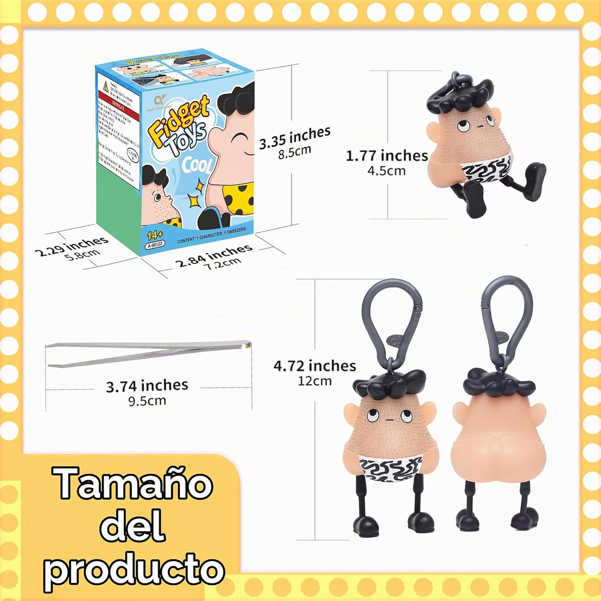 Juguete de dedo para aliviar la piel súper para personas que se arr...