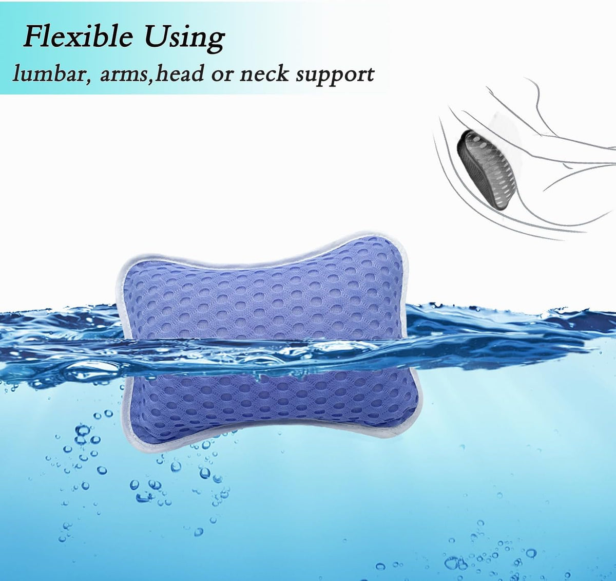 Almohadas de baño para bañera, almohadas de spa en casa para bañera...