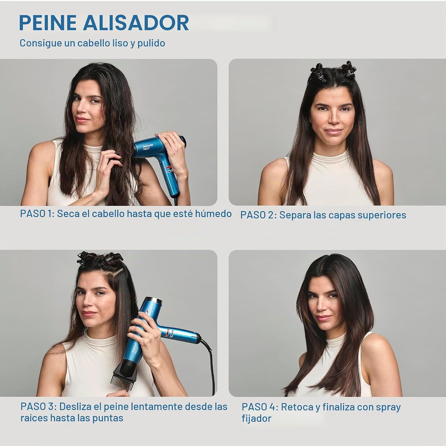 Secador de pelo Falco profesional italiano de alta velocidad BaByli...