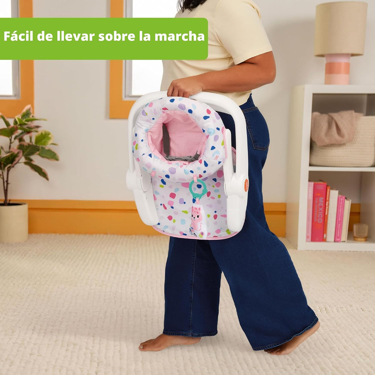 Bright Starts Learn-to-Sit - Asiento de piso para bebé de 2 posicio...