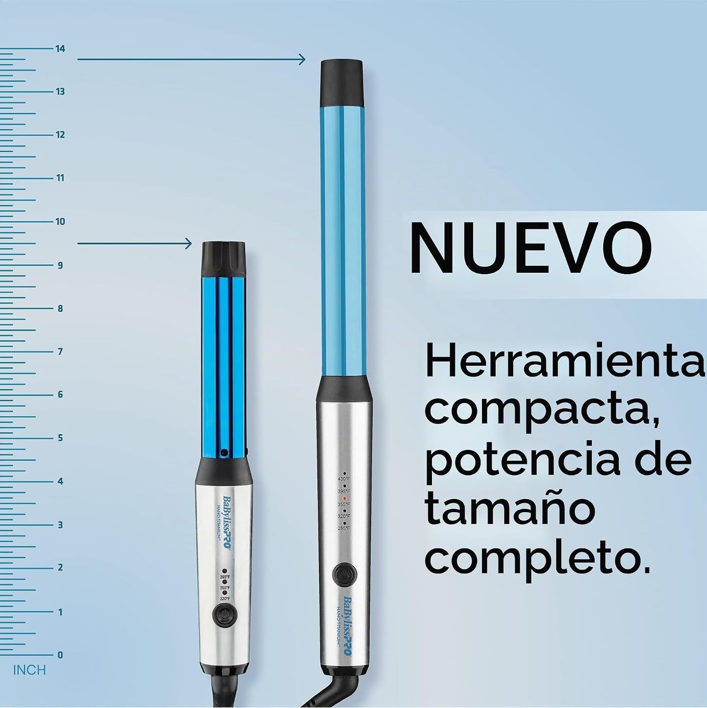 LAS HERRAMIENTAS COMPACTAS BaBylissPRO® Nano Titanium™ brindan máxi...