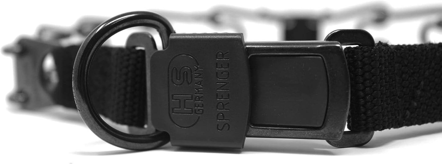 Herm Sprenger Collar de entrenamiento para perros de acero inoxidab...