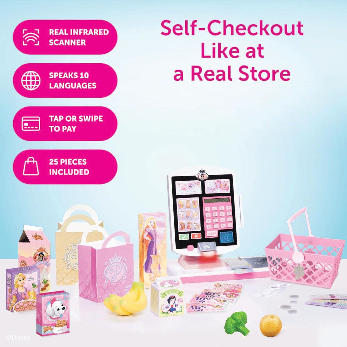 Disney Princess Style Collection - Juego de registro de comestibles...