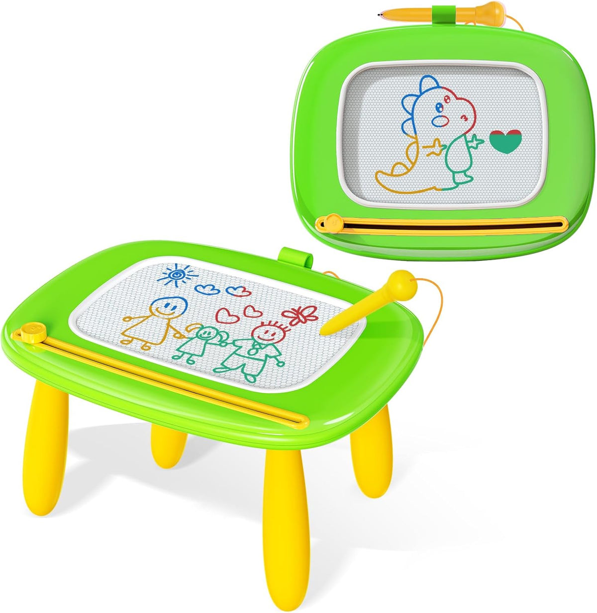 Kikidex - Tablero magnético de dibujo, juguetes para niñas pequeñas...