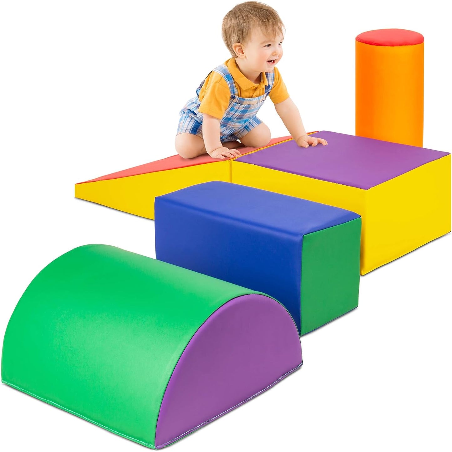 Best Choice Products 5 piezas de bloques de espuma suave para niños...