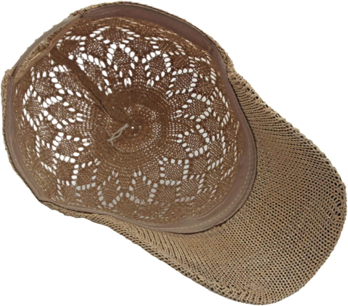 FASHIXD Gorra de béisbol de malla tejida de verano para mujer, somb...