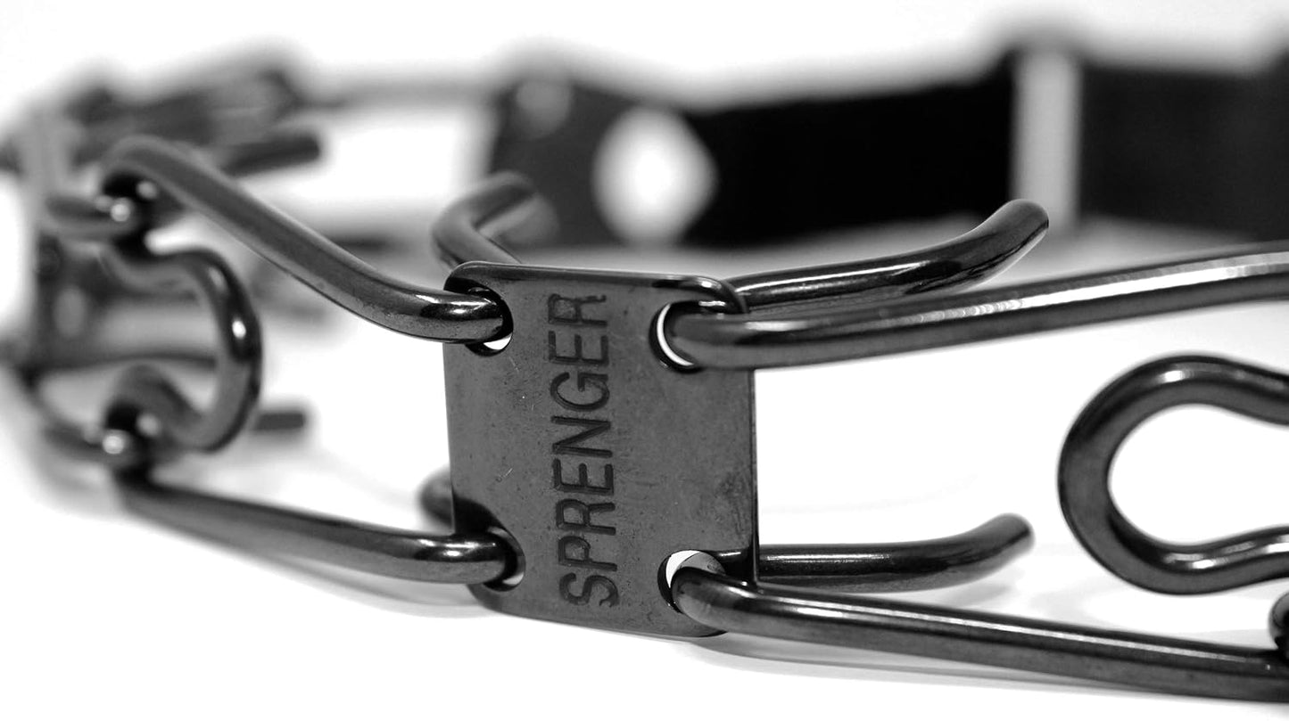 Herm Sprenger Collar de entrenamiento para perros de acero inoxidab...