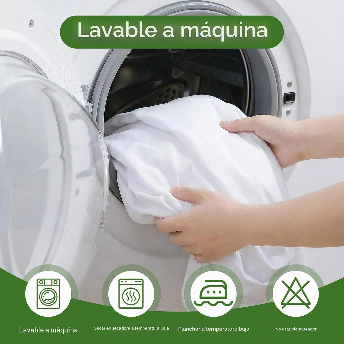 Wokceer Mantel de spandex blanco para mesa rectangular de 6 pies, c...
