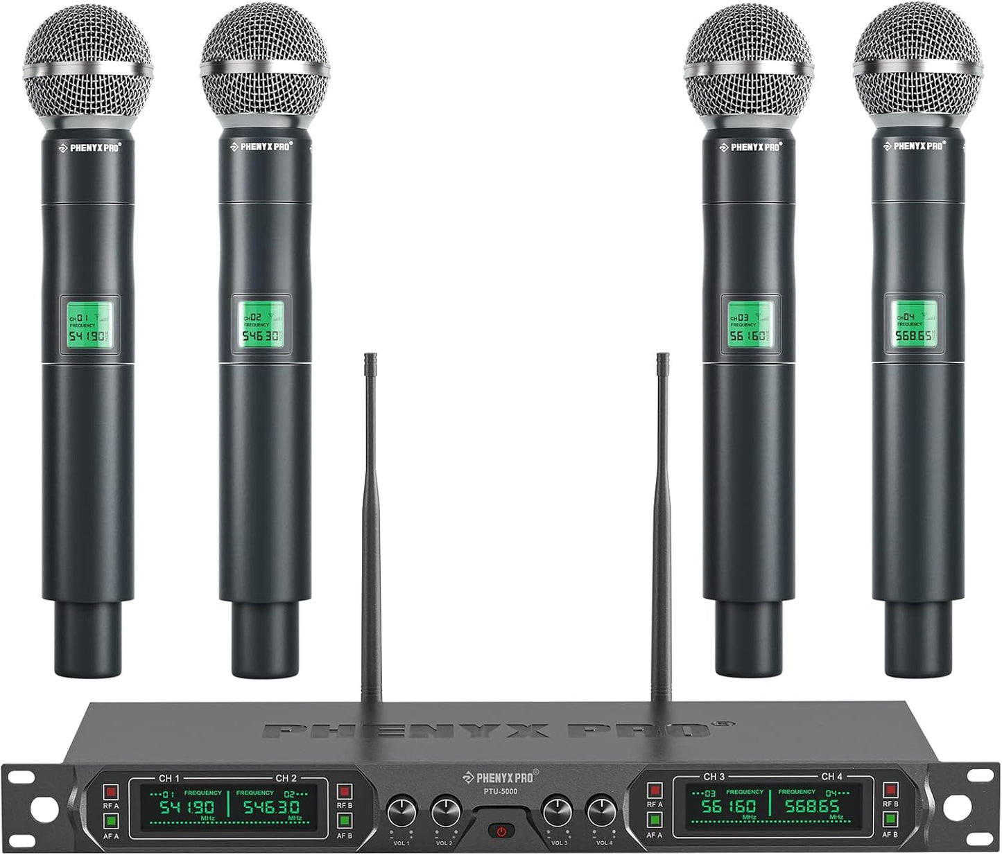 Phenyx Pro Sistema de Micrófono Inalámbrico, Micrófono Inalámbrico...
