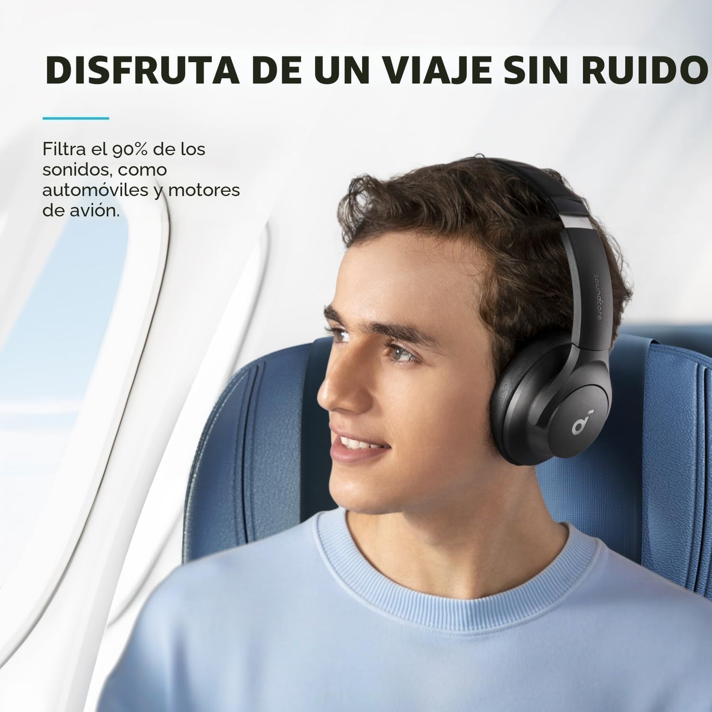 Soundcore by Anker Q20i Auriculares híbridos con cancelación activa...