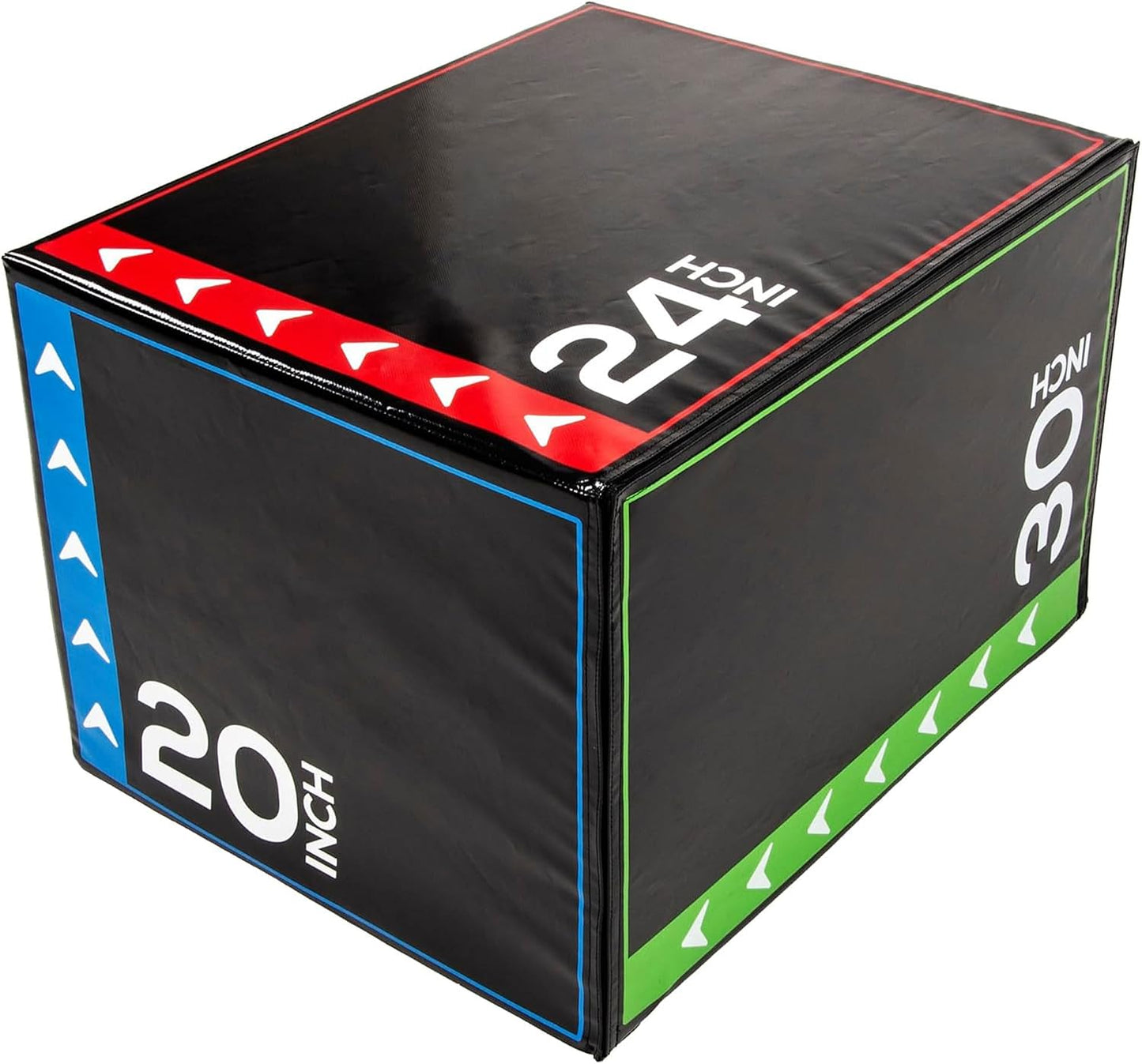 BalanceFrom Caja de salto pliométrica de espuma 3 en 1 para gimnasi...