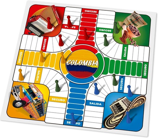 PARQUES Colombiano para 2 a 4 Jugadores Colombian Parques Juego de...