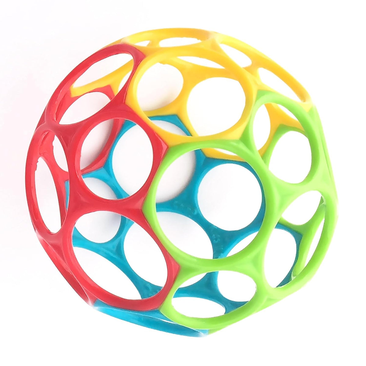Bright Starts Oball Easy Grasp - Pelota clásica sin BPA, juguete in...