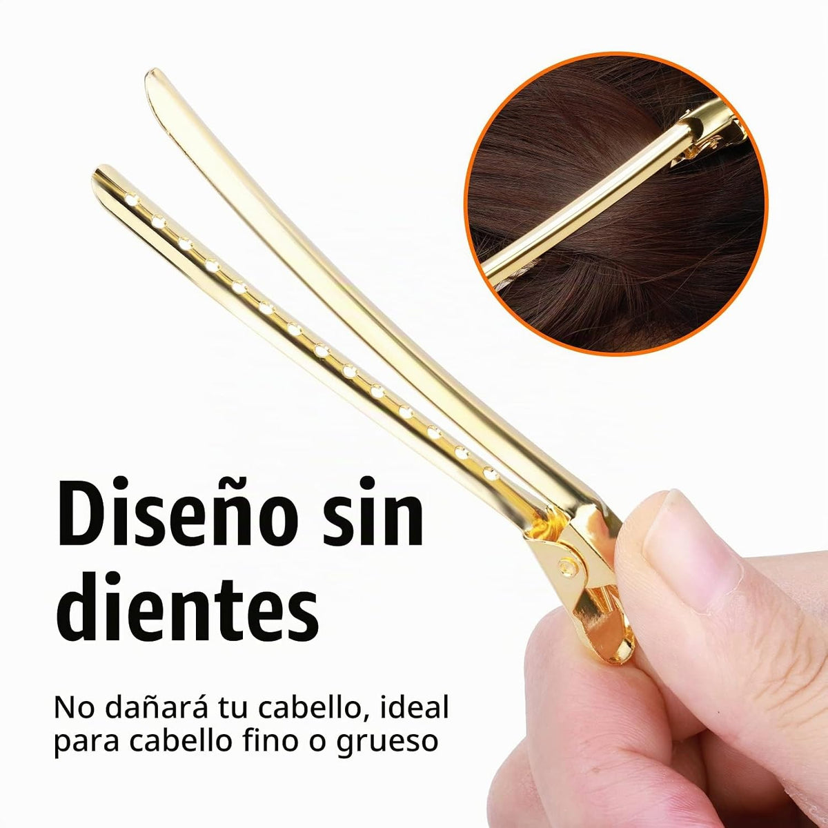 YGDZ Clips de Metal de 3.5 Pulgadas con Pico de Pato con Agujeros -...