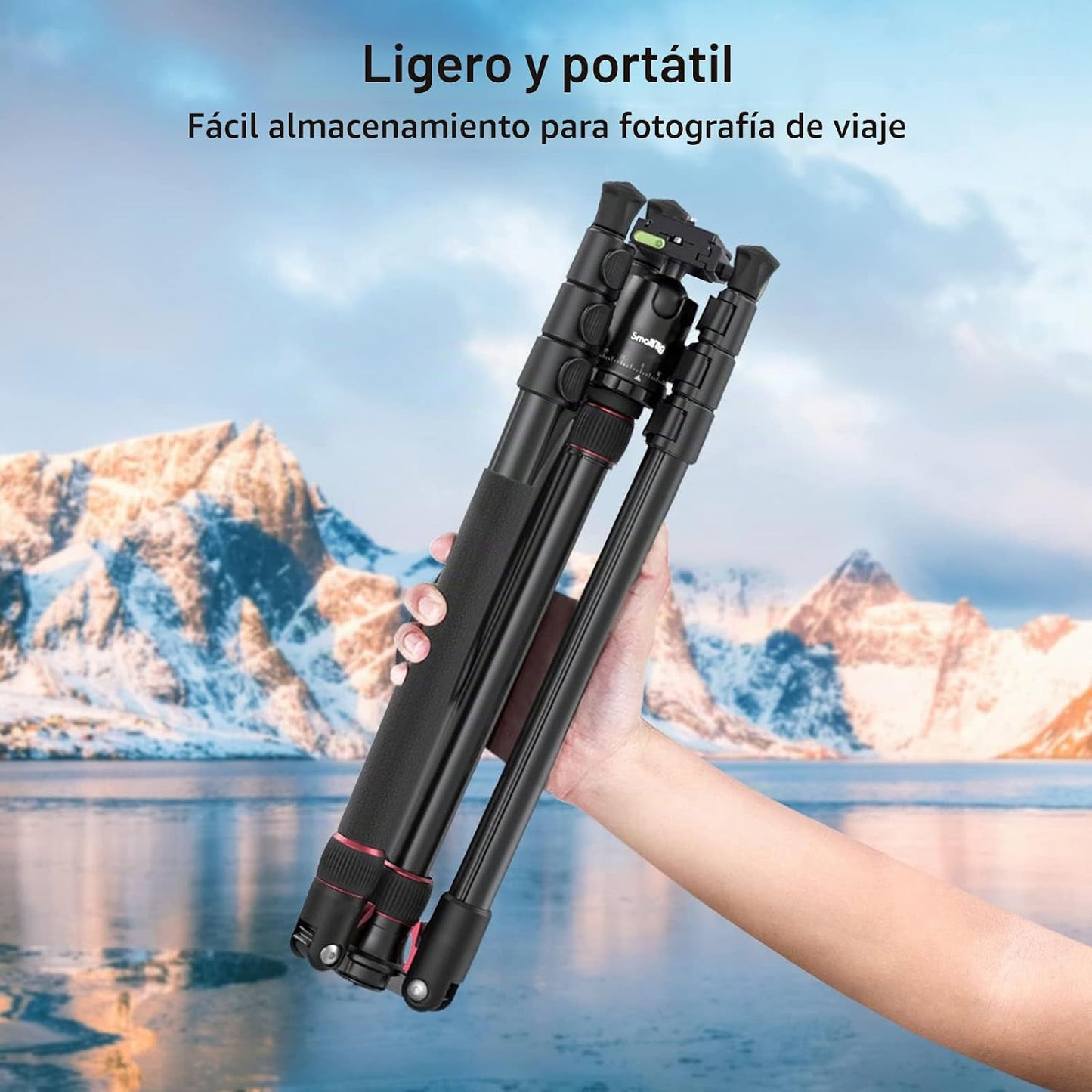 SmallRig Trípode para cámara, trípode\/monopie plegable de aluminio...