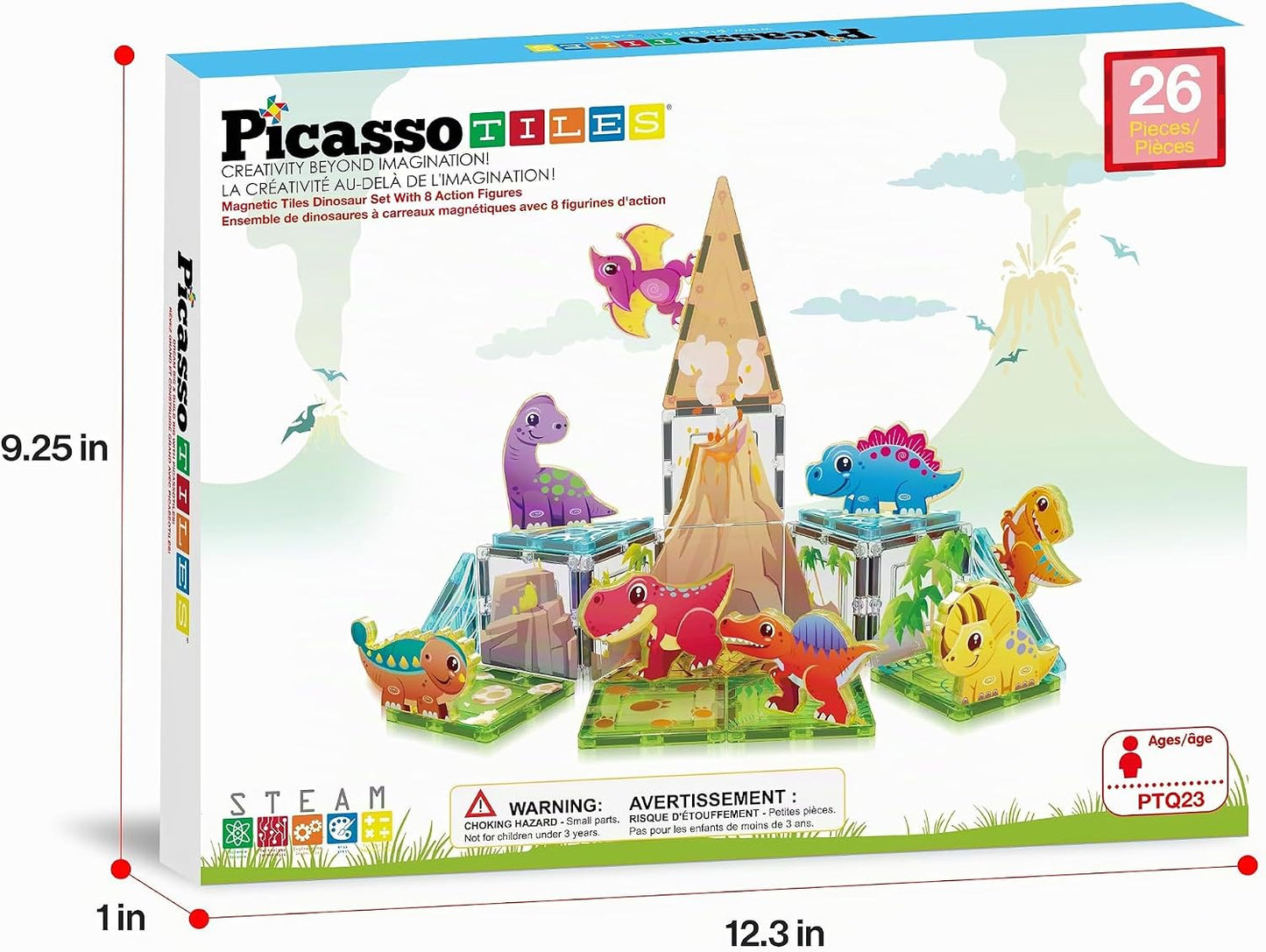 PicassoTiles - Juego de construcción de bloques magnéticos, temátic...