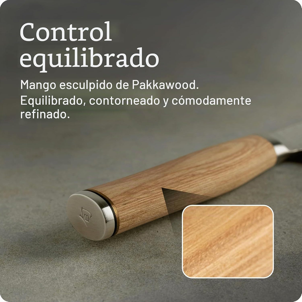 Shun Premier Blonde - Cuchillo de chef de 6 pulgadas, cuchillo de c...