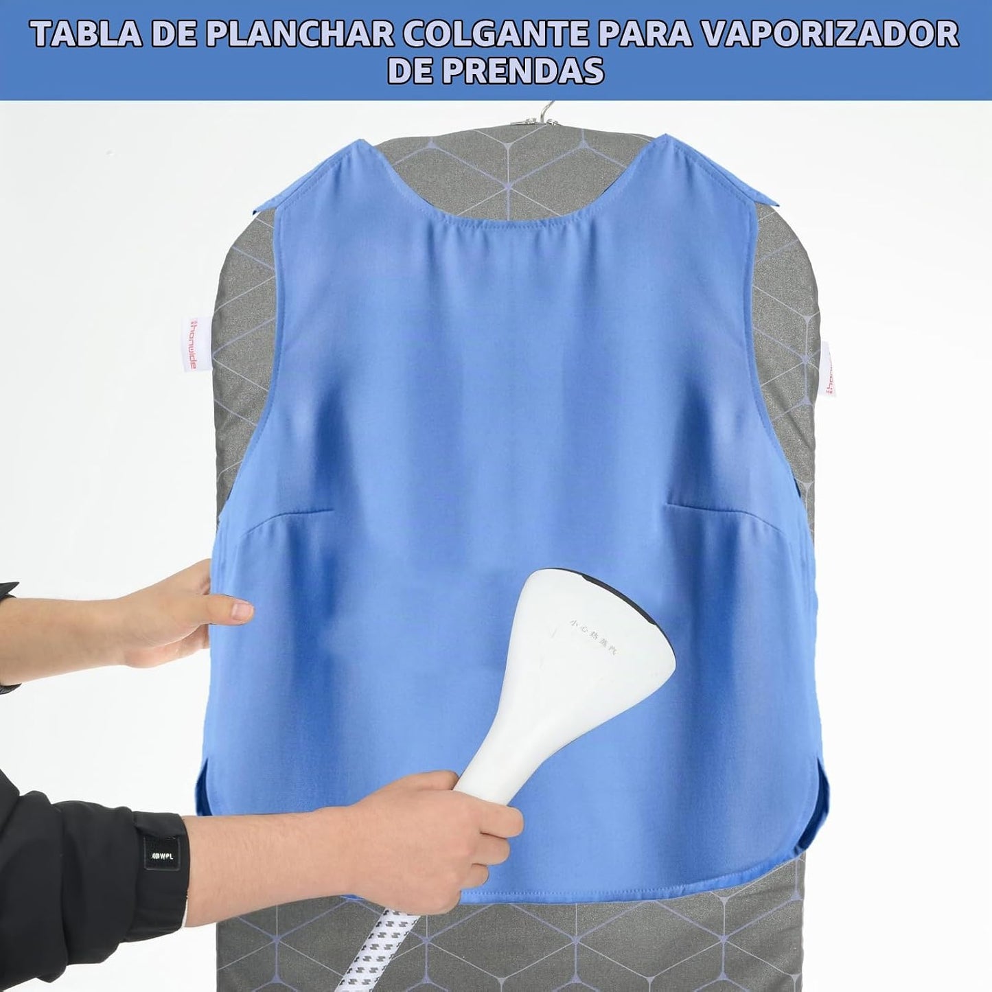 Tabla de vapor para ropa con guante de planchado, almohadilla de pl...