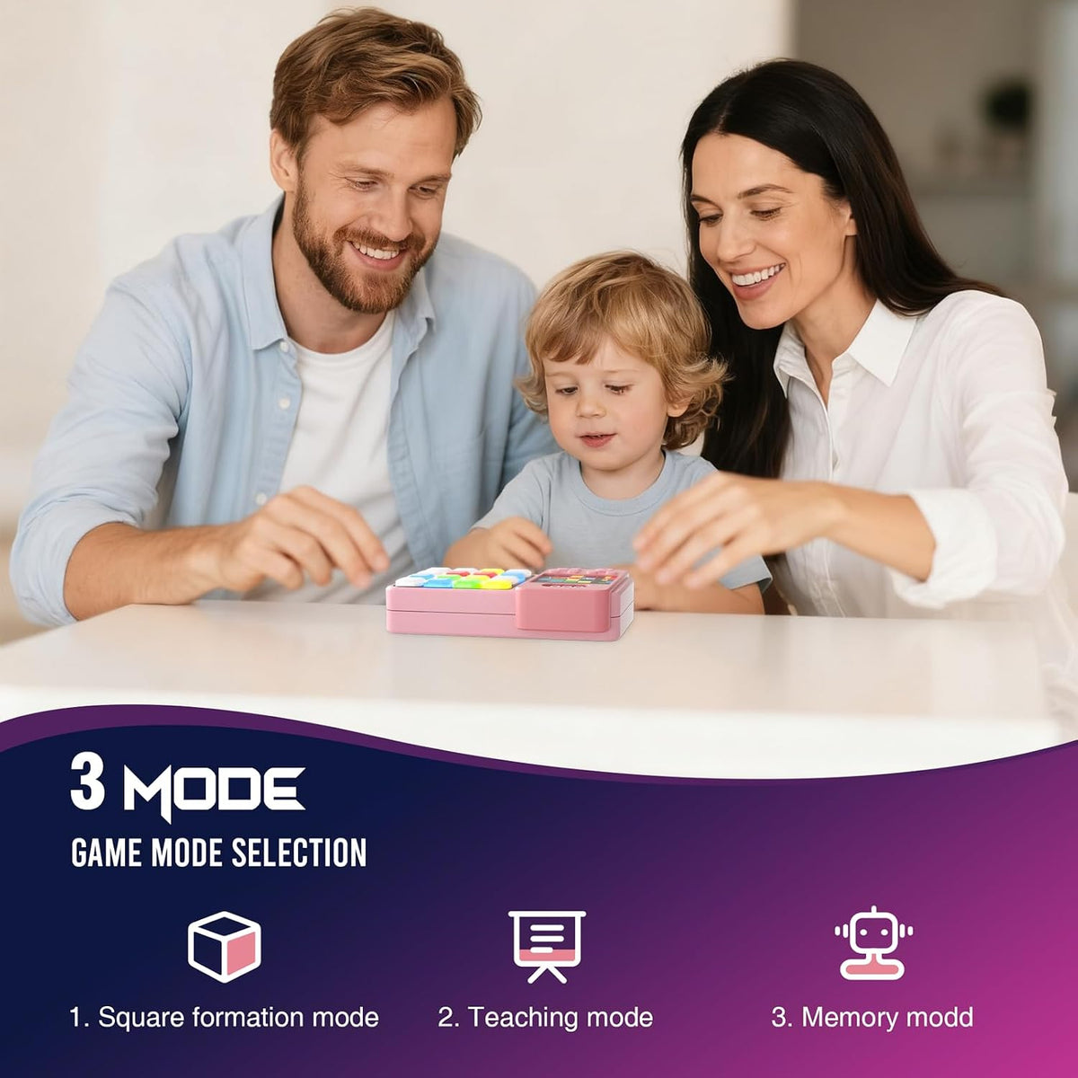 HDPERMNO Juego de rompecabezas electrónico, juego digital interacti...