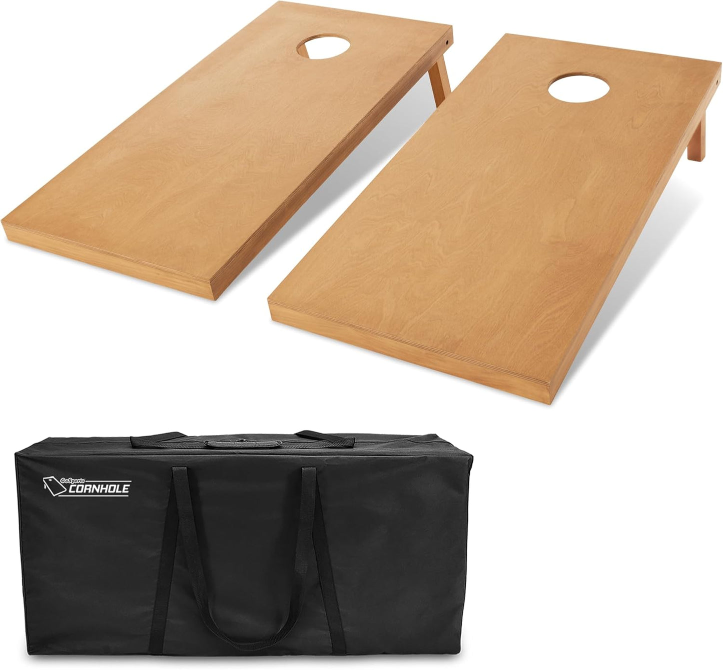 GoSports Juego de tablas de cornhole de madera de tamaño reglamenta...